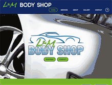 Tablet Screenshot of lmbodyshop.com